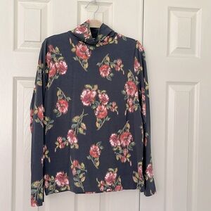 Loft mock turtle neck, size large